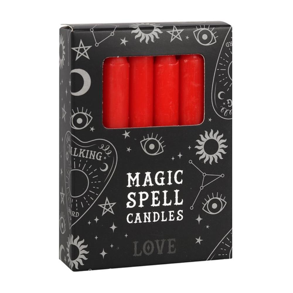 12 pieces, Spell Candles "Love"