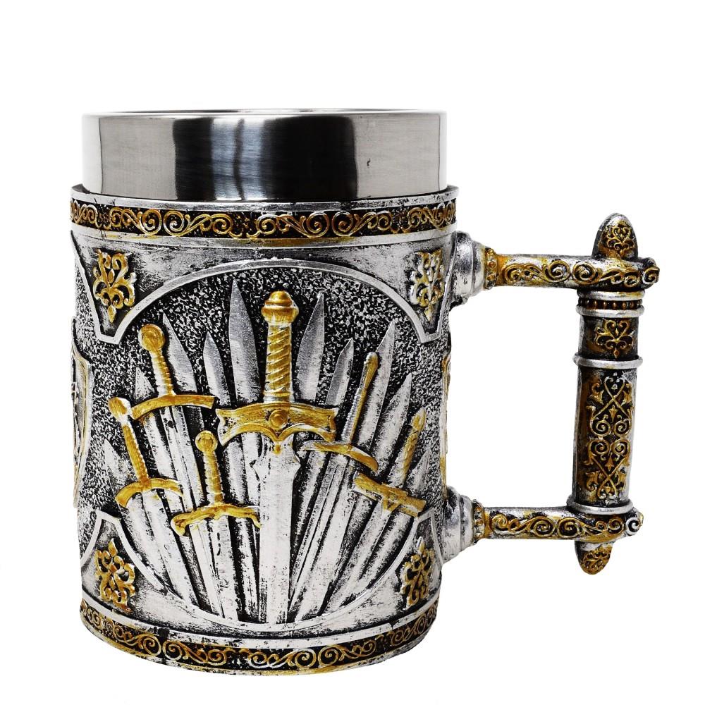 XL Krug mit Schwertern