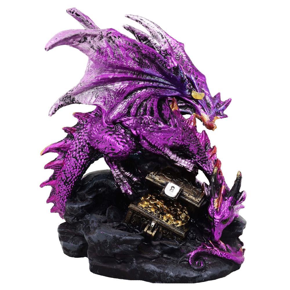 Drache auf Schatzkiste