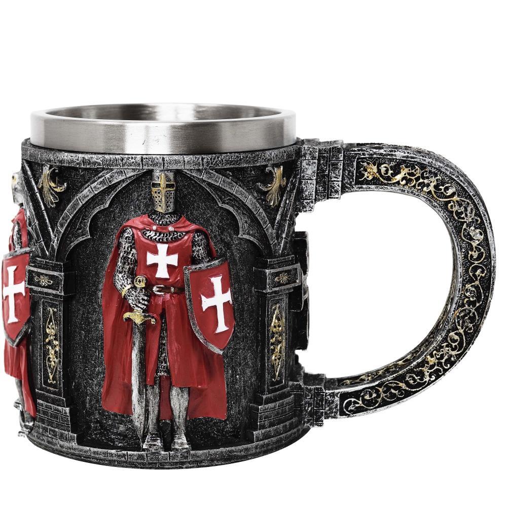 Krug Kreuzritter rot