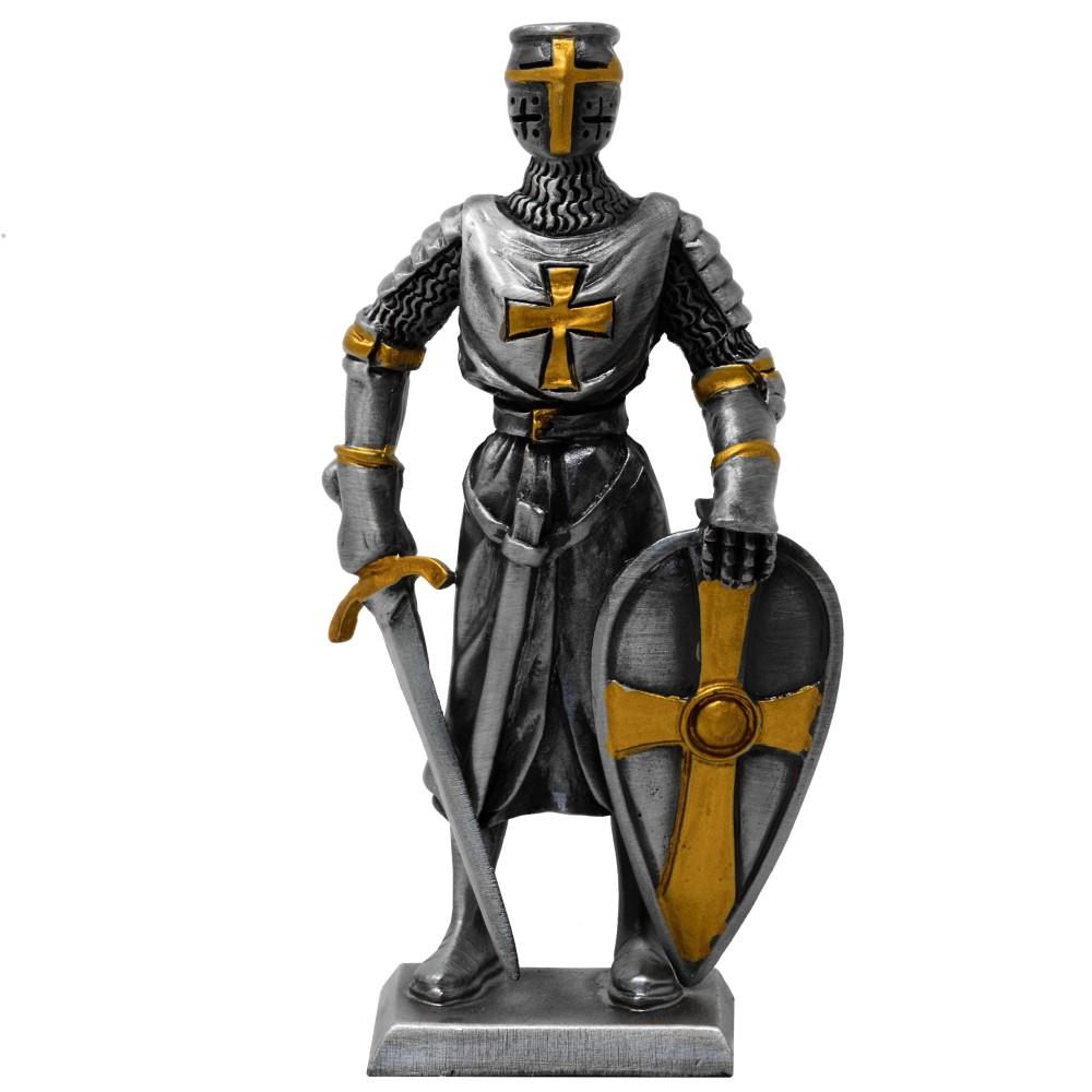 Zinnritter Deutscher Orden mit Schwert und Schild